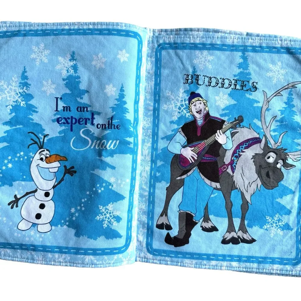 Disney Frozen Soft Cloth Books for Baby Elsa Book Anna Cloth Book Washable Book
